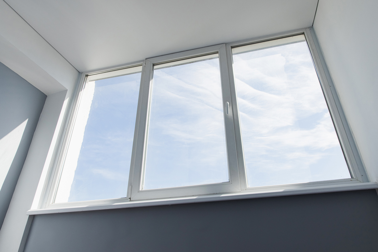Window on balcony