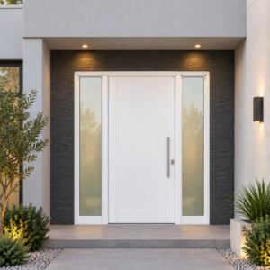 Puerta Mérida de aluminio para interiores