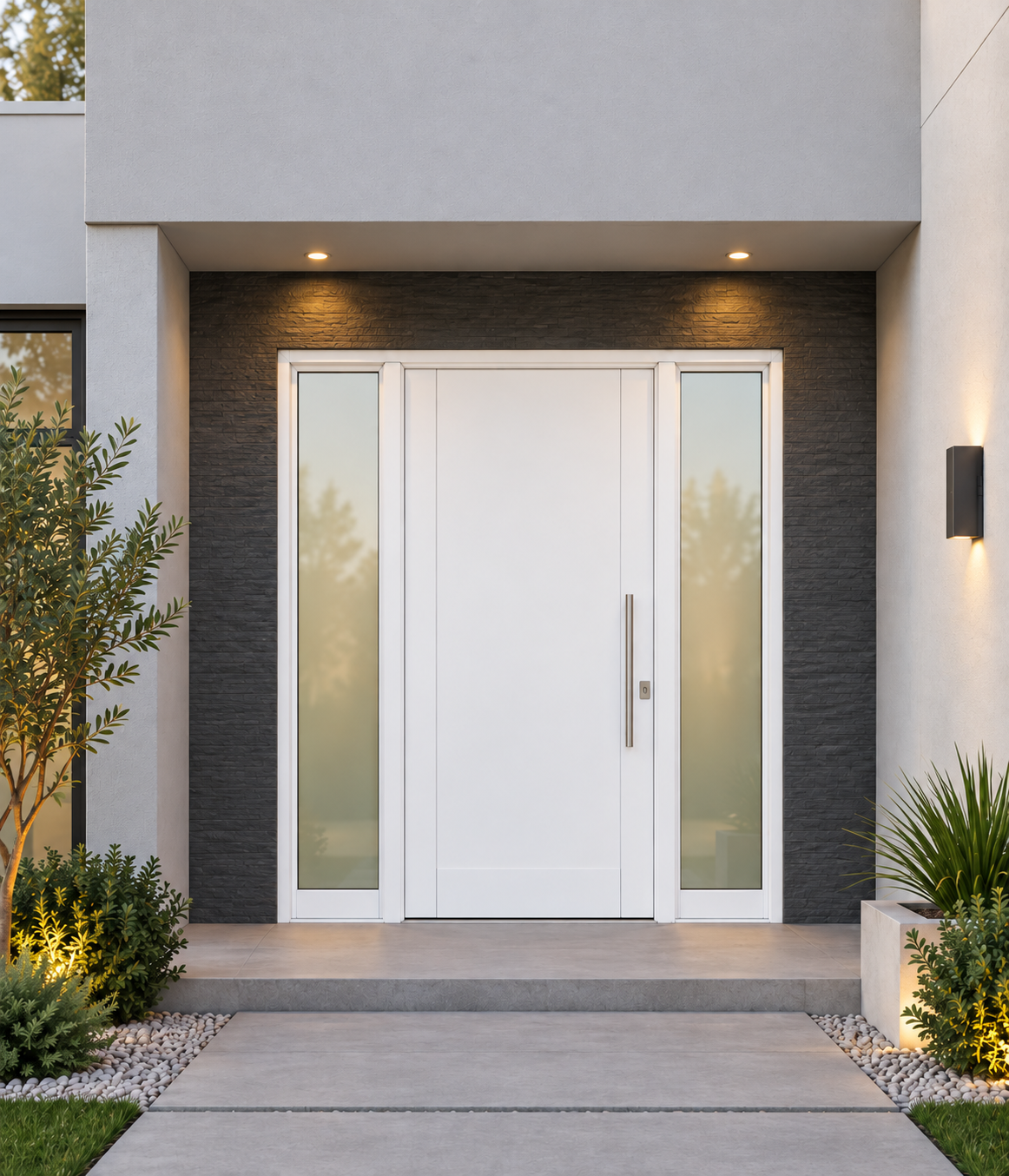Puerta Mérida de aluminio para interiores